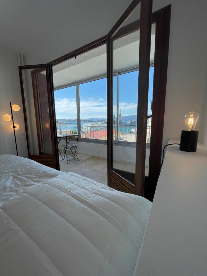 Design T3 Vue Mer Et Montagne 2 Chambres 3Mn De La Plage Fibre Clim Saint-Mandrier-sur-Mer Dış mekan fotoğraf